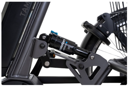 Preview: Elektro Dreirad Tamo AP mit Rahmenfederung, 7 Gang mit Freilauf